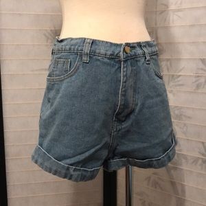 high waisted shorts